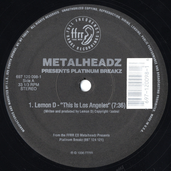 Various – Metalheadz Presents Platinum Breakz