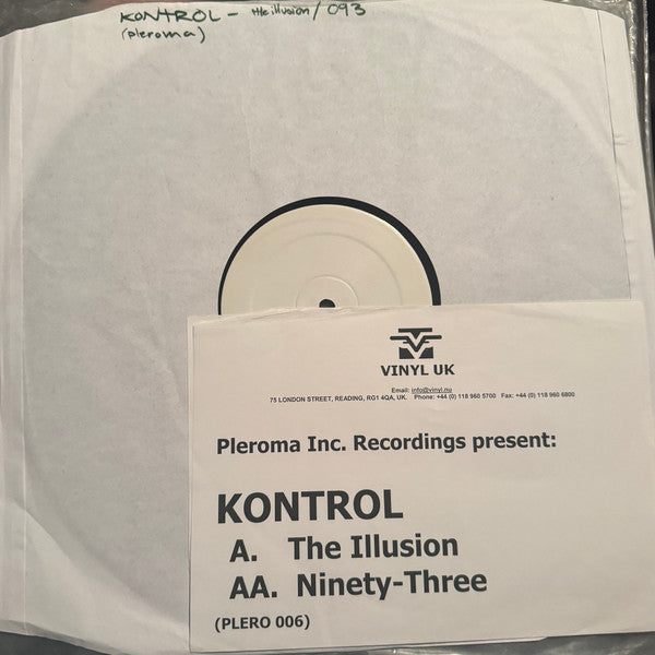 DJ Kontrol – The Illusion / Ninety Three