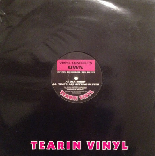 Vinyl Conflict's Own – Deathrow / Time's Are Getting Ruffer