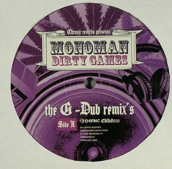 Monoman – Dirty Games The G-Dub Remix's