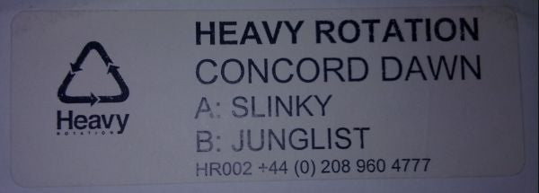 Concord Dawn – Slinky / Junglist