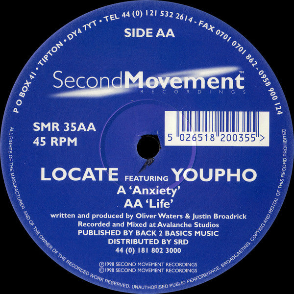 Locate – Anxiety / Life