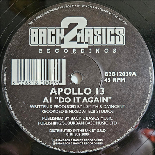 Apollo 13 – Do It Again / Let It Roll