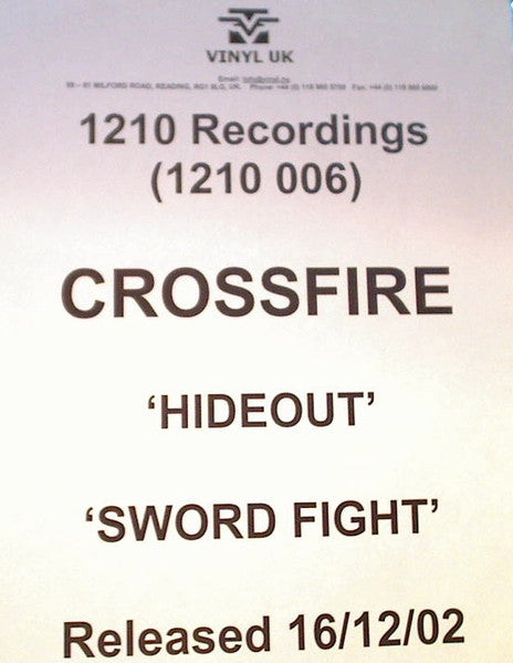 Crossfire – Hideout / Sword Fight