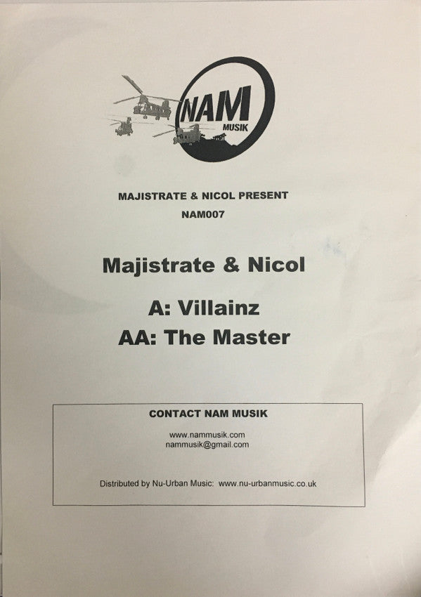 Majistrate & Nicol – Villainz / The Master