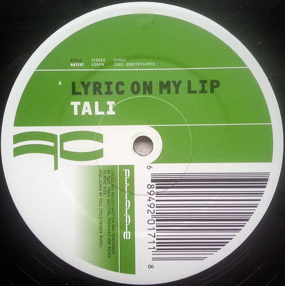 Tali – Lyric On My Lip / District Line