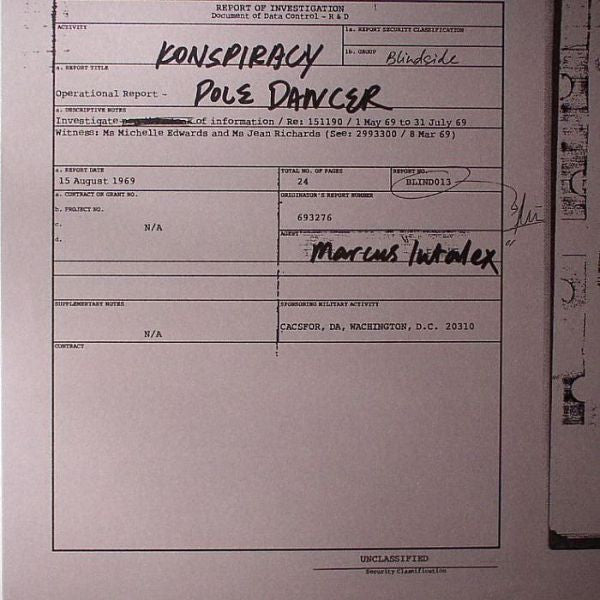 Marcus Intalex – Konspiracy / Pole Dancer