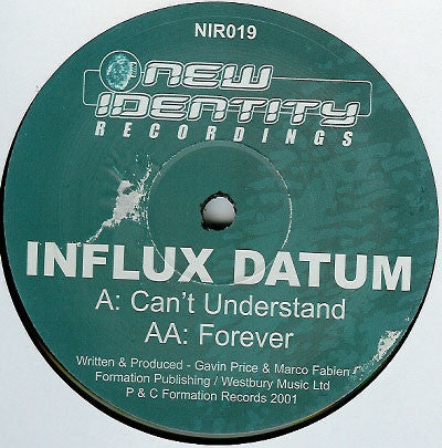 Influx Datum – Can't Understand / Forever