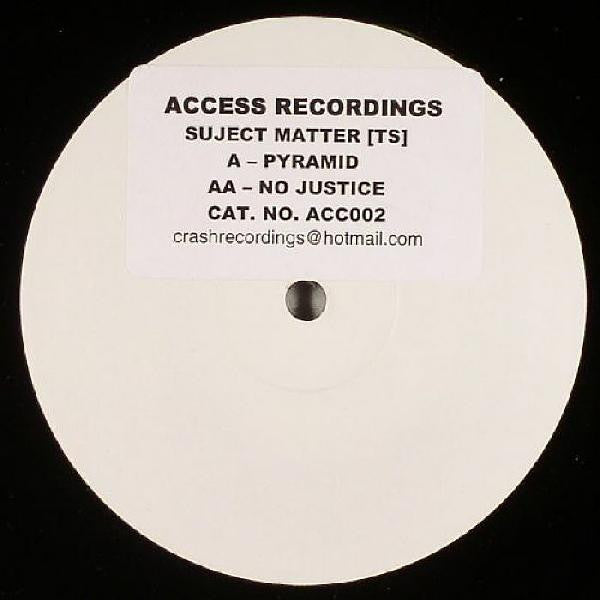 Subject Matter – Pyramid / No Justice