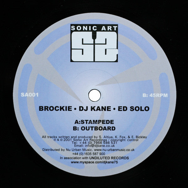 Brockie, DJ Kane & Ed Solo – Stampede / Outboard